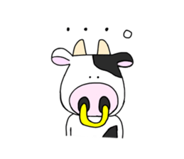 cow cow cow sticker #13925560