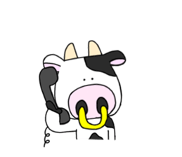 cow cow cow sticker #13925566