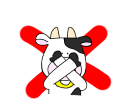 cow cow cow sticker #13925572