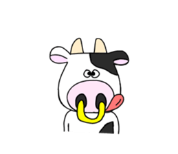 cow cow cow sticker #13925577
