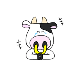 cow cow cow sticker #13925581