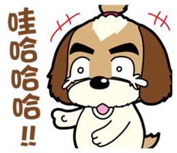 2 Shih Tzu Brothers-Part4 sticker #13925626