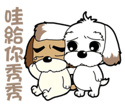 2 Shih Tzu Brothers-Part4 sticker #13925645