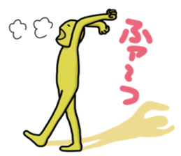 Sticker of Colorful Stick figure sticker #13925859