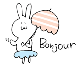 Usa-san sticker in French sticker #13926310