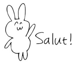 Usa-san sticker in French sticker #13926311