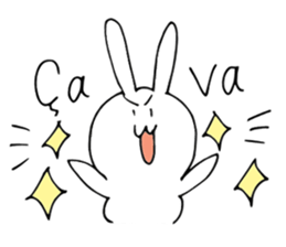 Usa-san sticker in French sticker #13926313