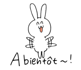 Usa-san sticker in French sticker #13926314