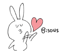 Usa-san sticker in French sticker #13926315