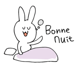 Usa-san sticker in French sticker #13926318