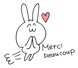 Usa-san sticker in French sticker #13926321