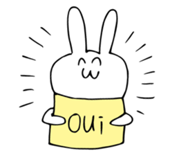 Usa-san sticker in French sticker #13926323