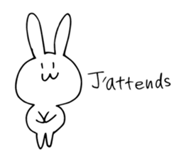 Usa-san sticker in French sticker #13926326