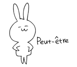 Usa-san sticker in French sticker #13926328