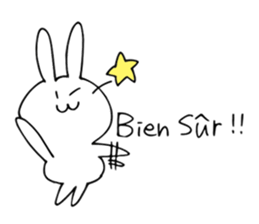 Usa-san sticker in French sticker #13926329