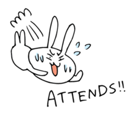 Usa-san sticker in French sticker #13926334