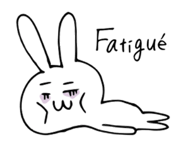 Usa-san sticker in French sticker #13926338