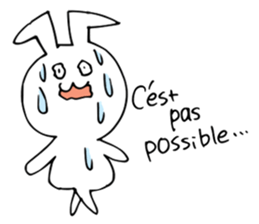 Usa-san sticker in French sticker #13926344