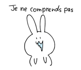 Usa-san sticker in French sticker #13926345