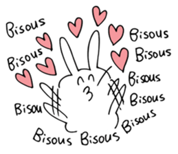 Usa-san sticker in French sticker #13926349