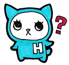 Sticker for the initial H sticker #13926396