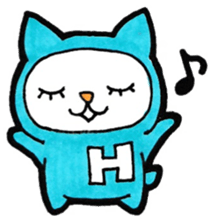 Sticker for the initial H sticker #13926402