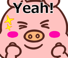 SIMPLE CUTE PIG(English ver) sticker #13926942