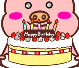 SIMPLE CUTE PIG(English ver) sticker #13926948