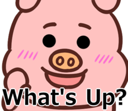 SIMPLE CUTE PIG(English ver) sticker #13926951