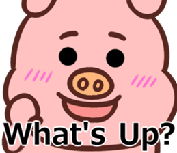 SIMPLE CUTE PIG(English ver) sticker #13926951