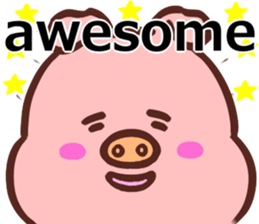 SIMPLE CUTE PIG(English ver) sticker #13926952