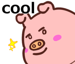 SIMPLE CUTE PIG(English ver) sticker #13926953