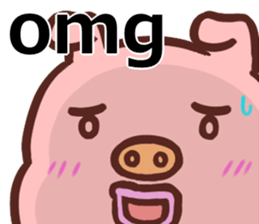 SIMPLE CUTE PIG(English ver) sticker #13926954