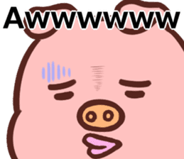SIMPLE CUTE PIG(English ver) sticker #13926958
