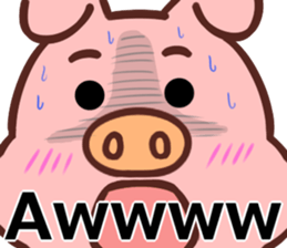 SIMPLE CUTE PIG(English ver) sticker #13926960