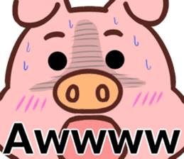 SIMPLE CUTE PIG(English ver) sticker #13926960