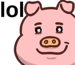 SIMPLE CUTE PIG(English ver) sticker #13926961