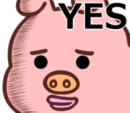 SIMPLE CUTE PIG(English ver) sticker #13926967