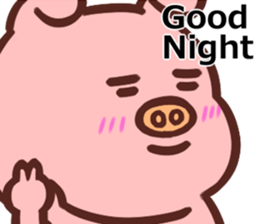 SIMPLE CUTE PIG(English ver) sticker #13926971