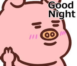 SIMPLE CUTE PIG(English ver) sticker #13926971