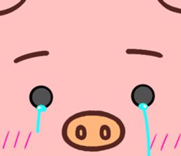 SIMPLE CUTE PIG(English ver) sticker #13926975