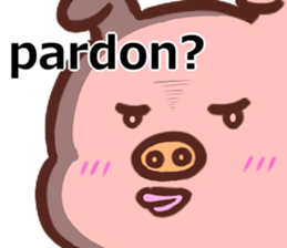 SIMPLE CUTE PIG(English ver) sticker #13926978
