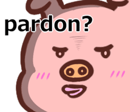 SIMPLE CUTE PIG(English ver) sticker #13926978
