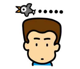 Cute Egg Brother sticker #13927057