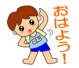 "HONWAKA" Track & Field Sticker part4 sticker #13927118