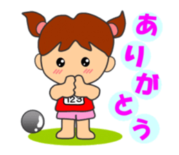 "HONWAKA" Track & Field Sticker part4 sticker #13927146