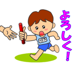 "HONWAKA" Track & Field Sticker part4 sticker #13927148
