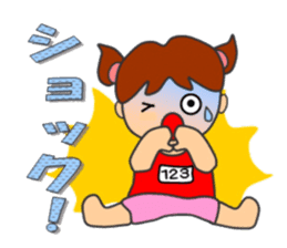 "HONWAKA" Track & Field Sticker part4 sticker #13927153