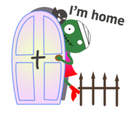 Zombie girls sticker sticker #13927443