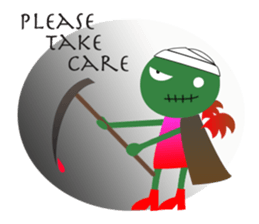 Zombie girls sticker sticker #13927447